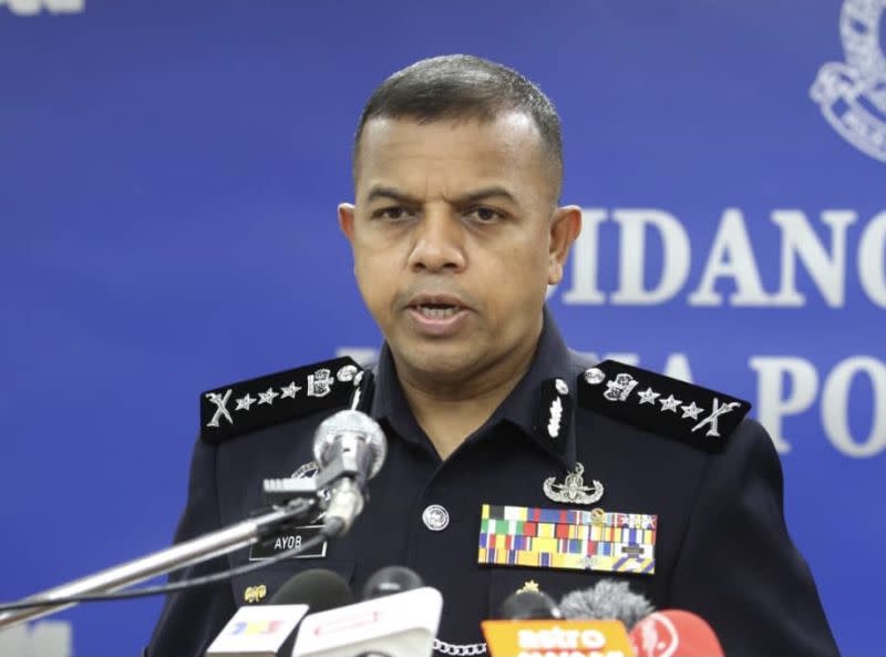 Johor police chief Datuk Ayob Khan Mydin Pitchay said once the probe into Datuk Seri Nicky Liow is completed, action will be taken under the appropriate organised crime laws. — Picture by Ben Tan