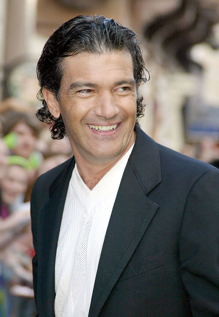 Antonio Banderas during "Shrek 2" Sky Movies Charity Premiere