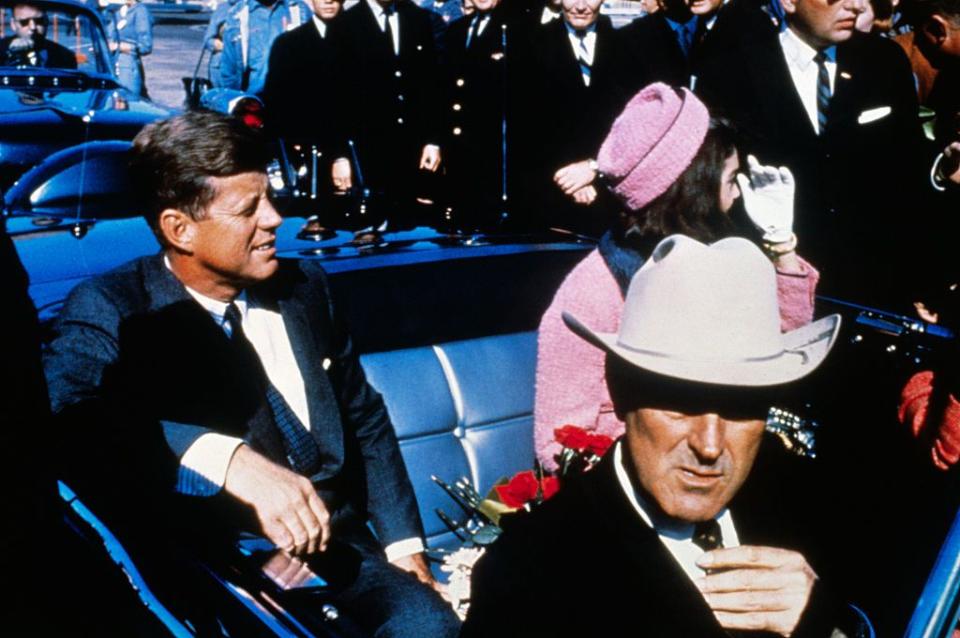 <p>There are a number of conspiracy theories about President Kennedy's death, but one of the most popular is that the government was behind the assassination. Many <a href="https://www.townandcountrymag.com/society/politics/a13093037/jfk-assassination-conspiracy-theories/" rel="nofollow noopener" target="_blank" data-ylk="slk:Americans don't believe Lee Harvey Oswald acted alone;elm:context_link;itc:0;sec:content-canvas" class="link ">Americans don't believe Lee Harvey Oswald acted alone</a>, and biographer <a href="https://www.nbcnews.com/news/other/inside-job-cia-suspect-some-jfks-killing-f2D11627219" rel="nofollow noopener" target="_blank" data-ylk="slk:Philip Shenon claims;elm:context_link;itc:0;sec:content-canvas" class="link ">Philip Shenon claims</a> that even Bobby Kennedy thought the CIA was responsible for his brother's death at first. </p><p><strong><em>[<a href="https://www.popularmechanics.com/science/a30119985/why-people-believe-conspiracy-theories/" rel="nofollow noopener" target="_blank" data-ylk="slk:How You've Been Conditioned to Love Conspiracy Theories;elm:context_link;itc:0;sec:content-canvas" class="link ">How You've Been Conditioned to Love Conspiracy Theories</a>]</em></strong></p>