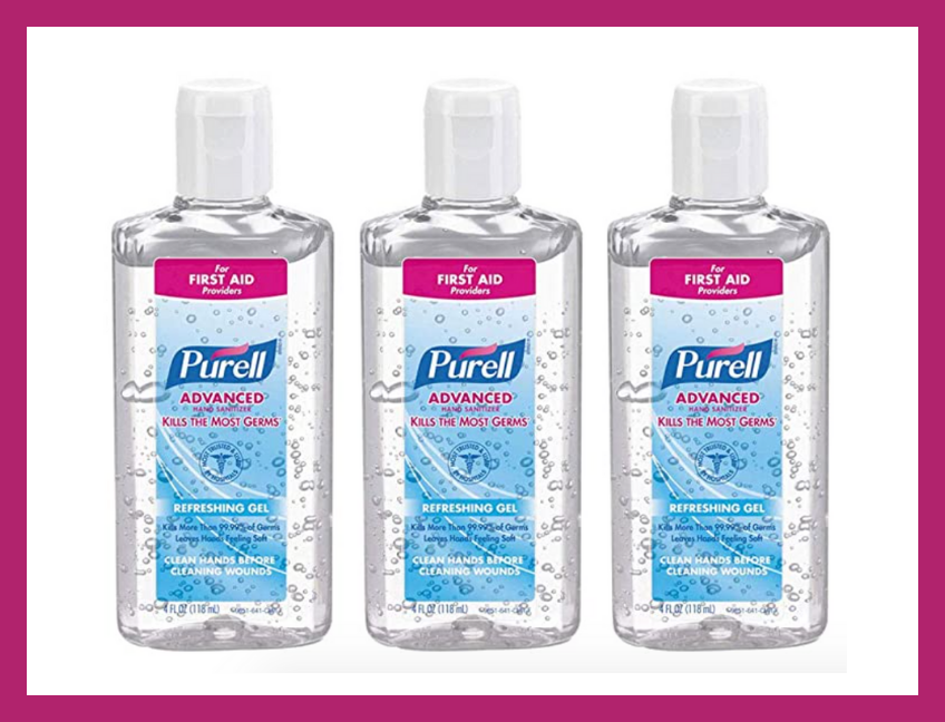 Purell Advanced Hand Sanitizer 4oz (three-pack). (Photo: Amazon)