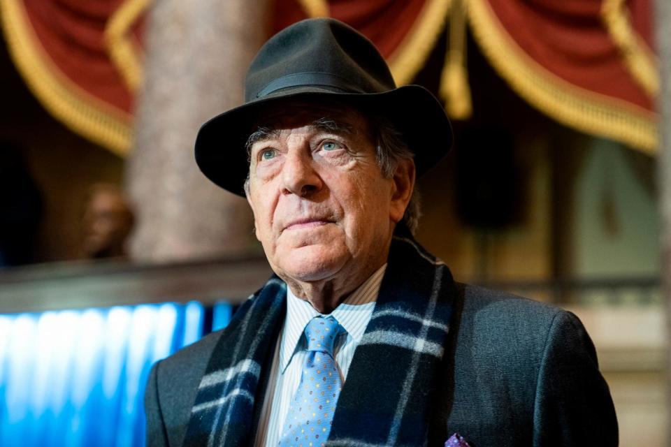 PHOTO: In this Dec. 14, 2022, file photo, Paul Pelosi attends a portrait unveiling ceremony for his wife, Speaker of the House Nancy Pelosi, in the U.S. Capitol's Statuary Hall, in Washington, D.C. (Tom Williams/CQ Roll Call via AP, FILE)