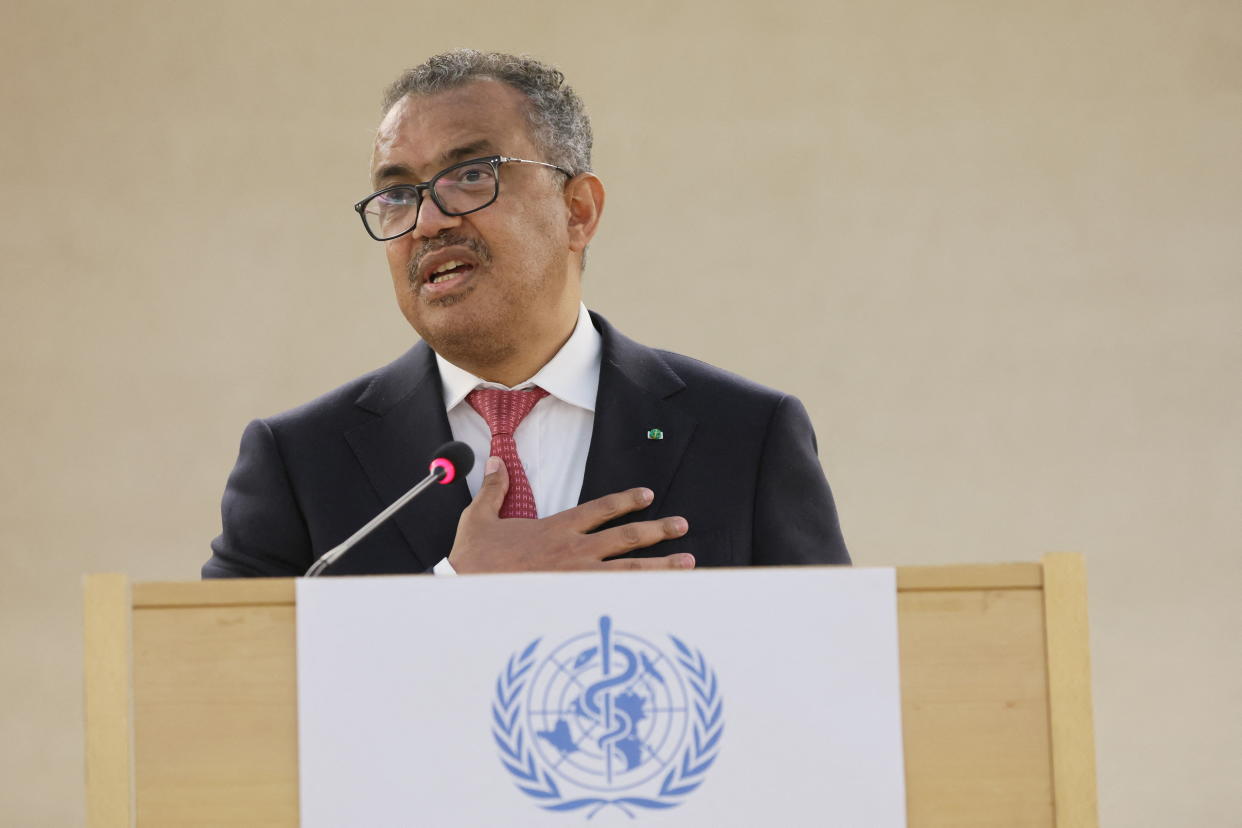 A new pact is a priority for WHO chief Tedros Adhanom Ghebreyesus. (Denis Balibouse/Reuters)