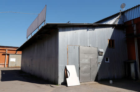 A general view shows the former warehouse and office of businessman Igor Michurin in the southern part of Moscow, Russia May 29, 2018. REUTERS/Tatyana Makeyeva