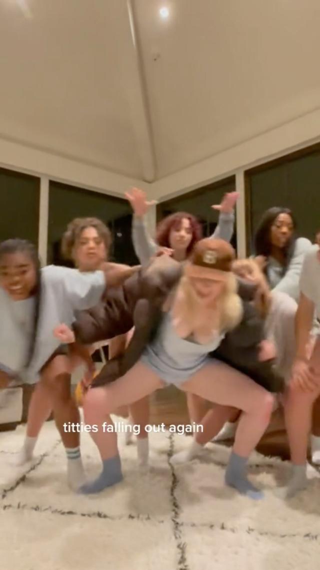 Billie Eilish Jokes About Her 'Titties Falling Out' in Wardrobe Malfunction  During TikTok Dance