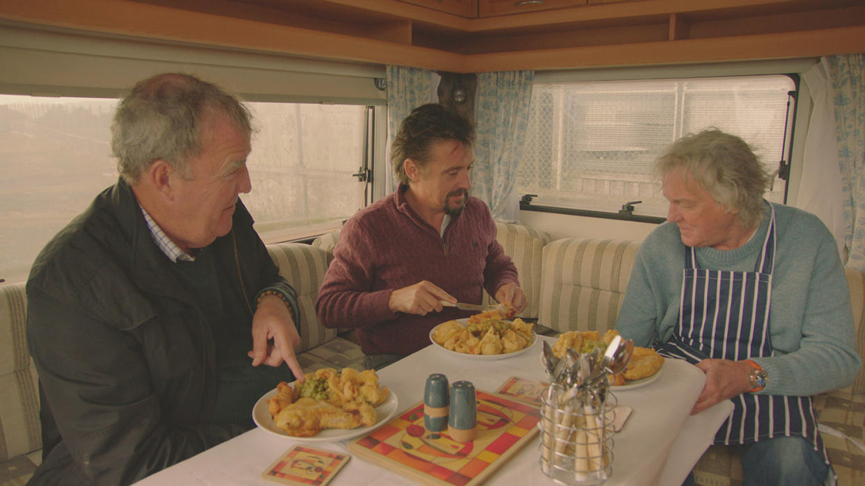 Jeremy Clarkson, James May and Richard Hammond return for The Grand Tour Presents: Lochdown (Amazon Prime Video)