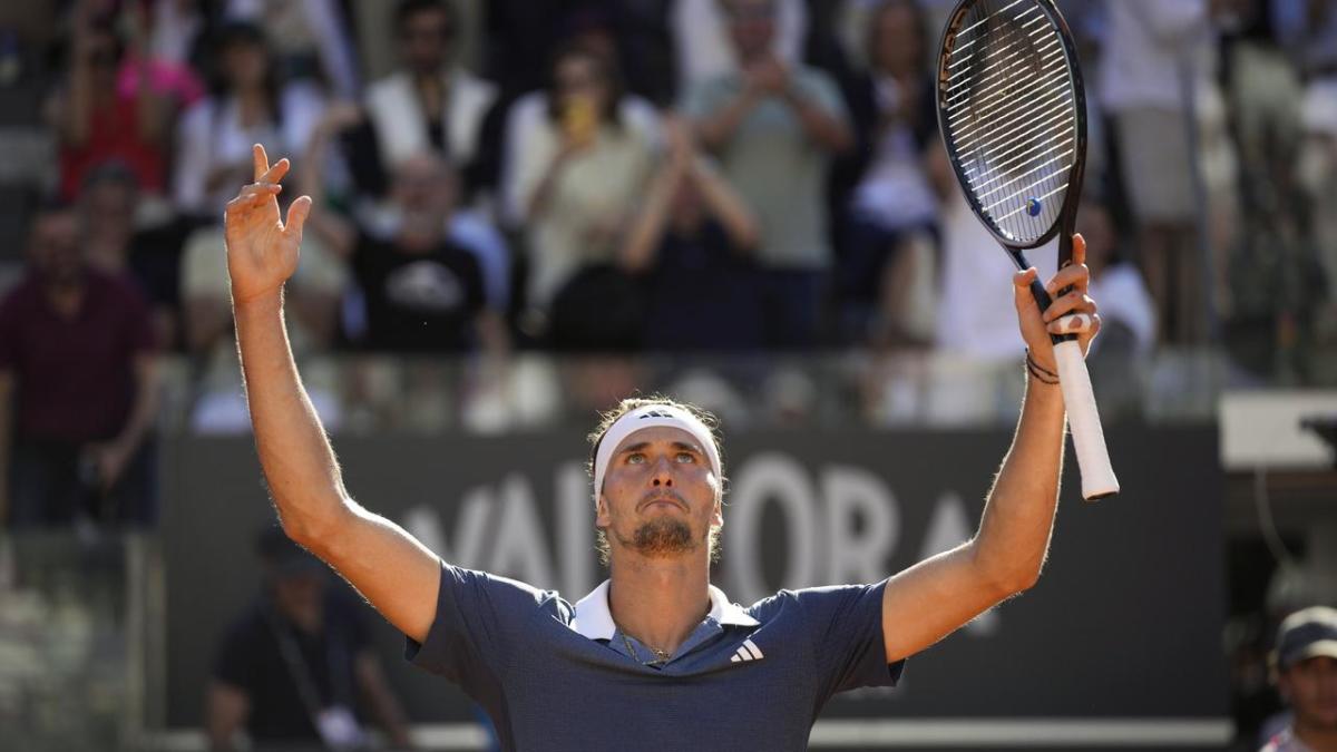 Zverev affronta Nicolas Jarry nella finale dell'Open d'Italia