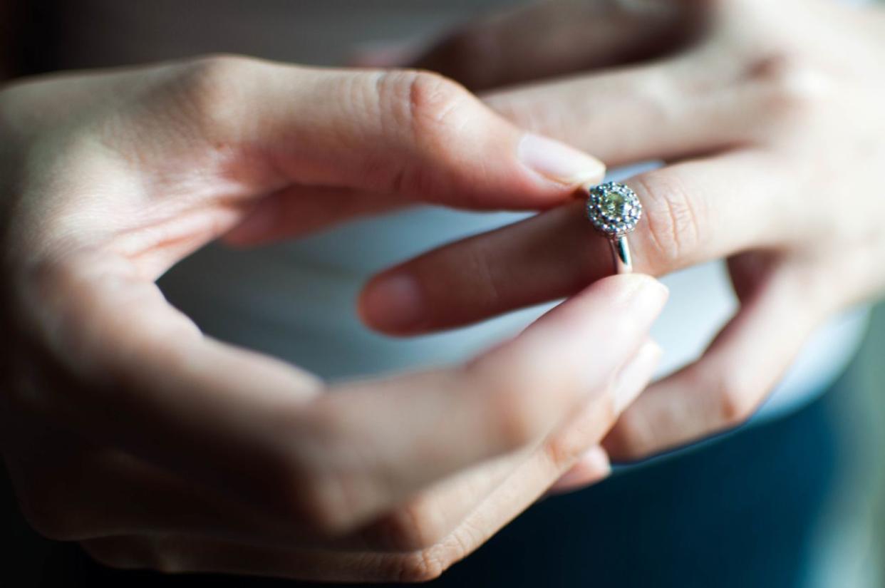 A woman has claimed she ‘can’t wear’ her ring (not pictured). [Photo: Getty]