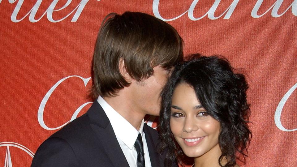 Zac Efron and actress Vanessa Hudgens arrive at the 2008 Palm Springs International Film Festival Awards Gala at the Palm Springs Convention Center on January 5, 2008 in Palm Springs, California