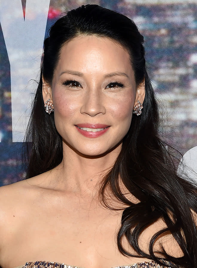 <b>Lucy Liu:</b> With a complexion this flawless, Lucy Liu doesn’t have to do much to look good – and she loves an eyeliner. "The liquid liner is for above the eye, and the pencil is for inside the eye," she explained of her no-fuss makeup routine. "But I rarely use the pencil unless I'm going out. If you put liquid liner on during the day and then add pencil to the inner rims at night, it glams it up."