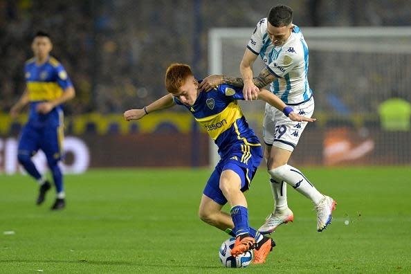 Newcastle es uno de varios clubes de la Premier League que se dice que están mostrando un gran interés en el internacional argentino sub-20 mientras continúa impresionando a nivel absoluto con Boca.  Barco entrará en el último año de su contrato actual en enero.  (Foto: Juan Mabromata)