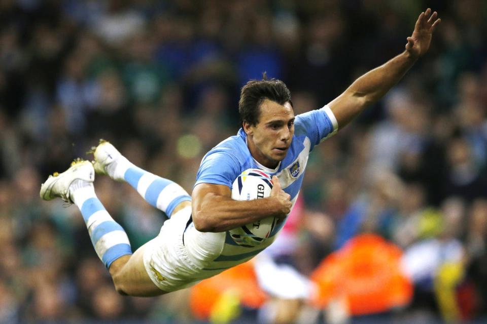 Imhoff y su recordado try, palomita incluida, a Irlanda en el Mundial 2015