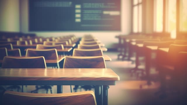 Empty classroom