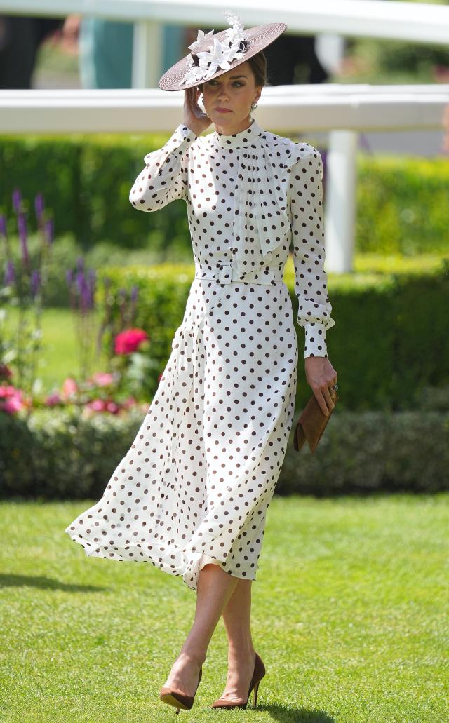 Kate Middleton wows in polka dot dress as she and Prince William