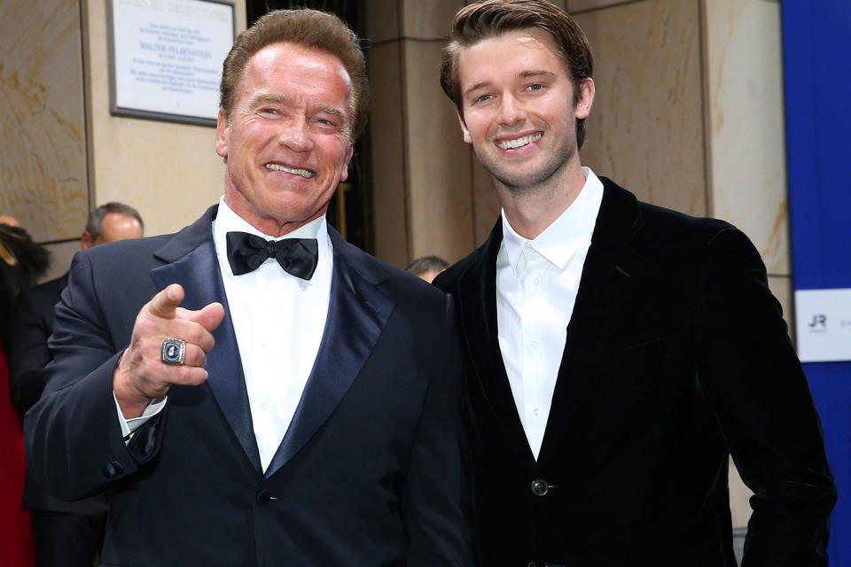 Arnold and Patrick Schwarzenegger