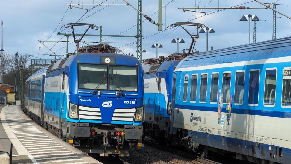 Fahren schon seit Jahren: Tschechische Intercitys auf der Strecke zwischen Prag und Hamburg.