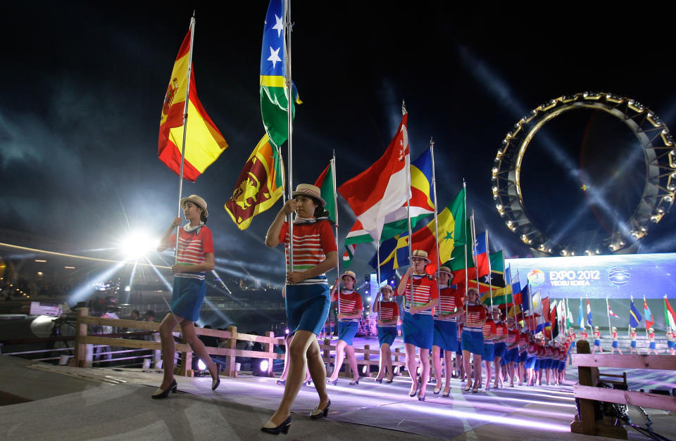 Expo 2012 Yeosu Official Opening Ceremony Takes Place