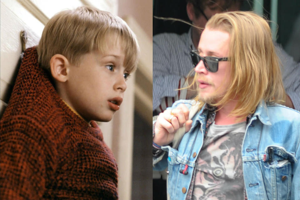 Si en la actualidad vieras a Macaulay Culkin por la calle, probablemente no le reconocerías. Y es que el protagonista de ‘Solo en casa’ (’Home Alone’, 1990) ya no tiene el pelo corto, ni esa cara angelical con la que saltó al estrellato hace más de dos décadas. Hoy, a sus 35 años, está intentando triunfar como cantante y preparando su vuelta al cine con ‘Adam Green’s Aladdin’ (2016). (Foto: 20th Century Fox / Gtres).