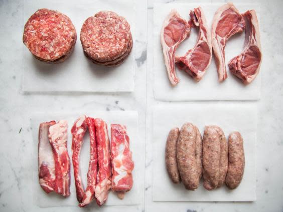 This box from Farmdrop includes the classics from burgers to sausages, as well as other meat, and comes from an ethical farm