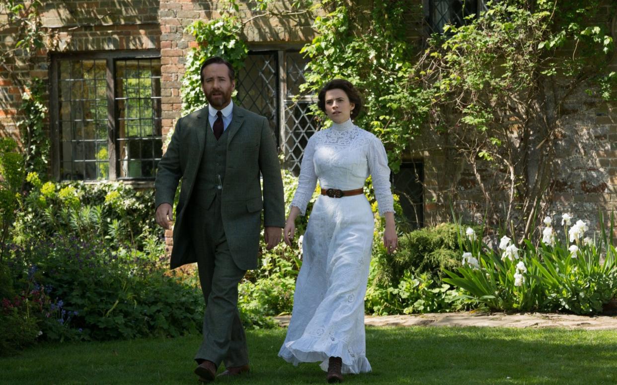 Striding out: Matthew Macfadyen and Hayley Atwell in the finale of E M Forster’s drama - WARNING: Use of this copyright image is subject to the terms of use of BBC Pictures' Digital Picture