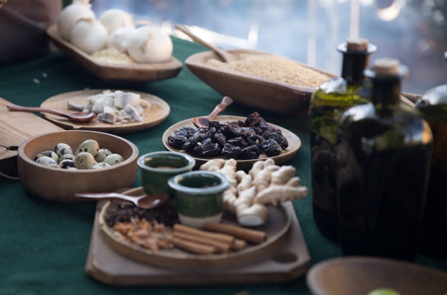 At Jamestown Settlement, see the variety of dried and curated goods that fed sailors during their 1607 journey to Jamestown. Jamestown-Yorktown Foundation photo.