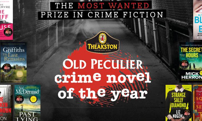 <span>‘Very pale’ … some of the titles on the longlist.</span><span>Photograph: Theakston Old Peculier Crime Novel of the Year</span>