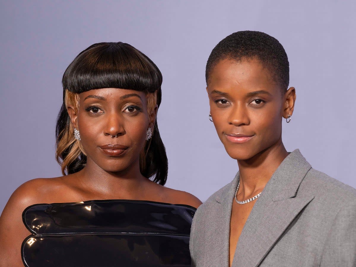 Tamara Lawrance and Letitia Wright: ‘We had to make sure we weren’t doing a parody of their story’ (Getty)