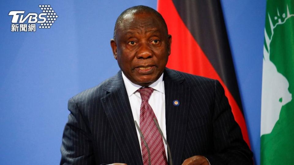 南非總統拉瑪佛沙（Cyril Ramaphosa）稱對禁航令非常失望。（圖／達志影像美聯社）