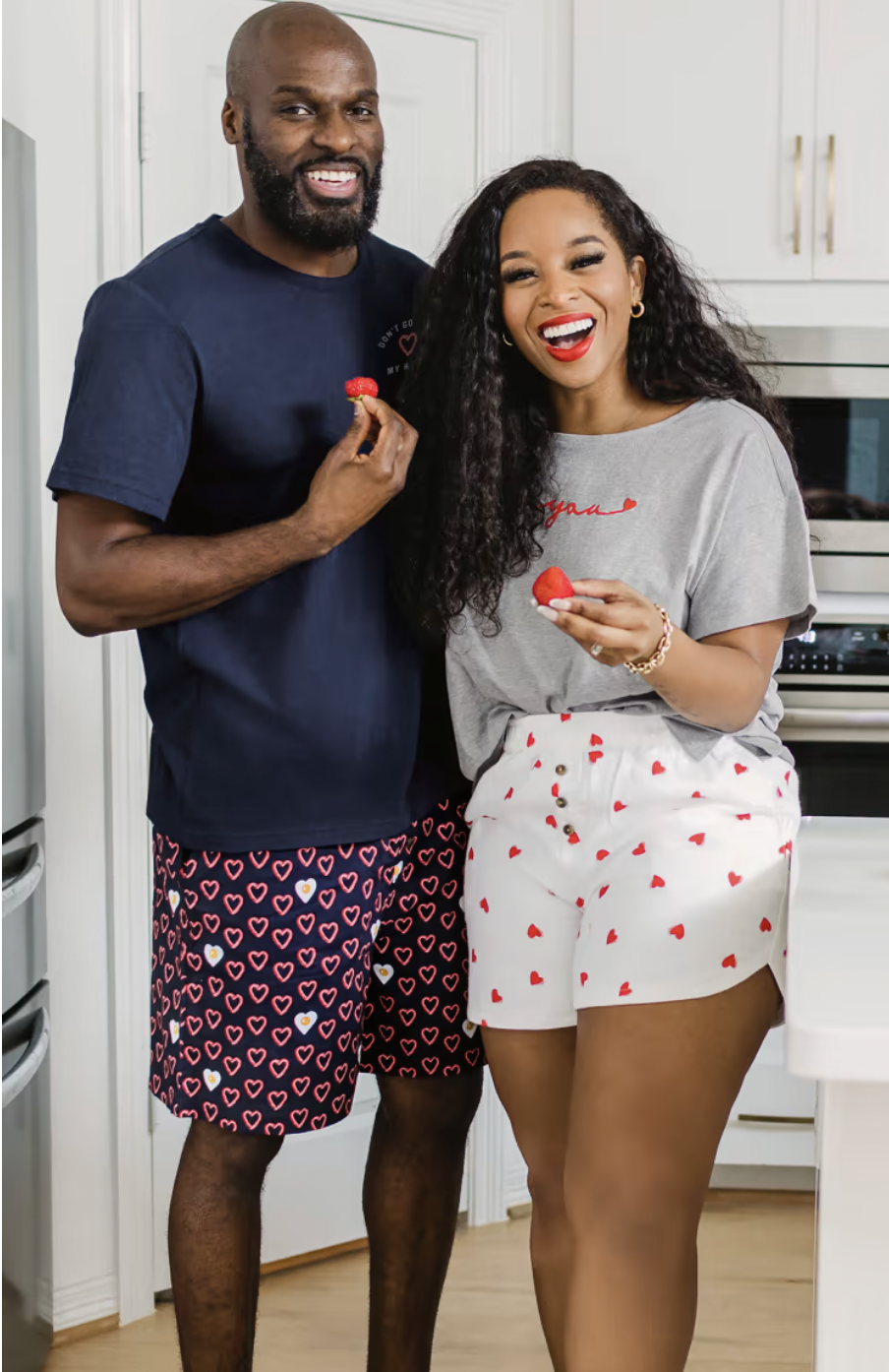 Mix and Match Couple Pajamas for Valentine's Day