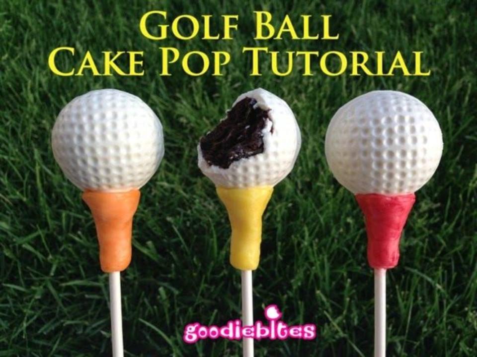 <p>Pint Sized Baker</p><p>Cake pops are perfect for a Father's Day party.</p><p><strong>Get the recipe: <a href="https://pintsizedbaker.com/how-to-make-golf-ball-cake-pops/" rel="nofollow noopener" target="_blank" data-ylk="slk:Golf Cake Pops;elm:context_link;itc:0;sec:content-canvas" class="link ">Golf Cake Pops</a></strong></p>