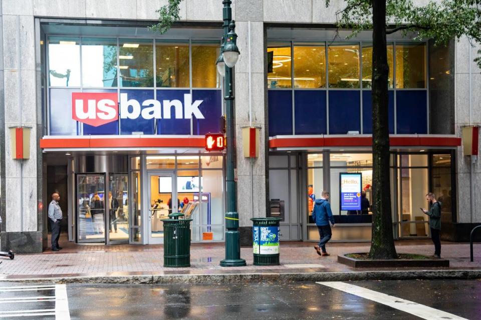 U.S. Bank recently opened a branch in Huntersville and plans to open another in University City this month.