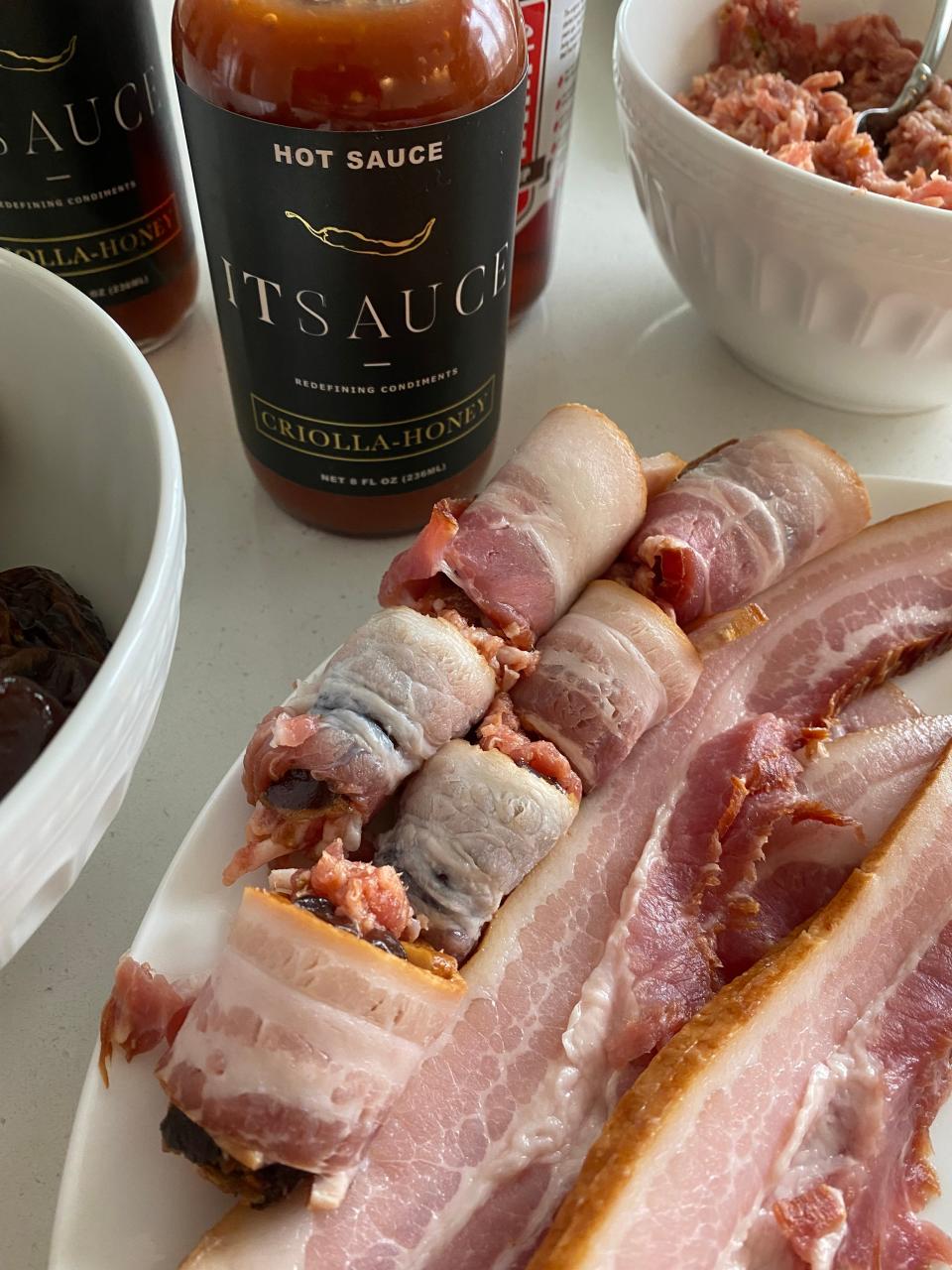 New cooks may be wary of dates. Fear not, as long as you buy pitted dates, this bacon-wrapped appetizer is easier to make than stuffed jalapeno versions.