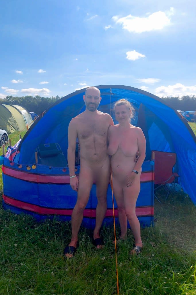 Before embracing a naturist lifestyle, Helen shunned the idea. Simon Berriman / SWNS