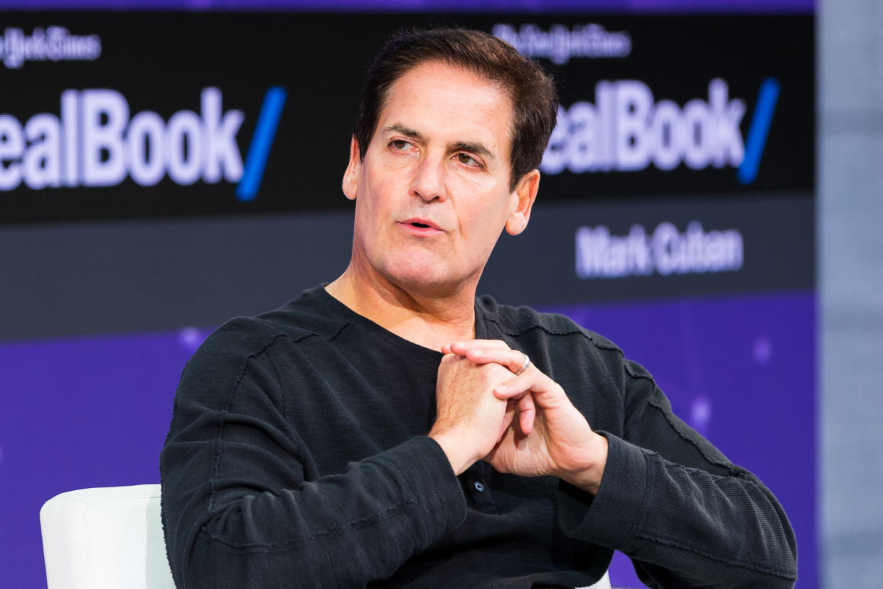 Mark Cuban shared his views on the sports and entertainment industries at the DealBook Conference in New York Thursday.