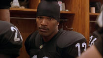 <p> Oliver Stone’s 1999 satirical sports dramedy, <em>Any Given Sunday</em>, sees Jamie Foxx portray Willie "Steamin" Beamen, the third-string quarterback for the fictional Miami Sharks football team. Foxx is outstanding in his take on the young QB and does a wonderful job of showcasing the character’s on-field talents and off-the-field escapades. </p>