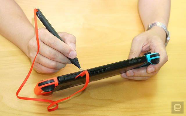 This pressure-sensitive stylus lets you draw on the Switch