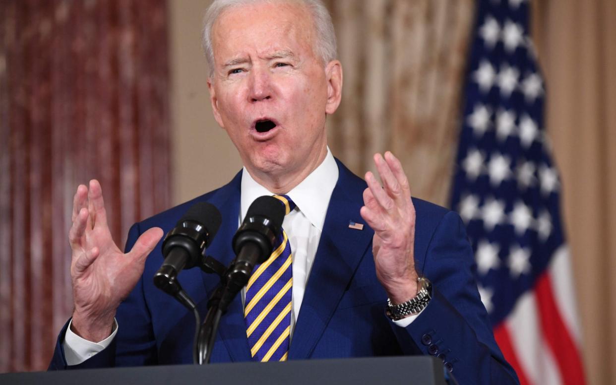Joe Biden says the rate of vaccination had to be accelerated - AFP