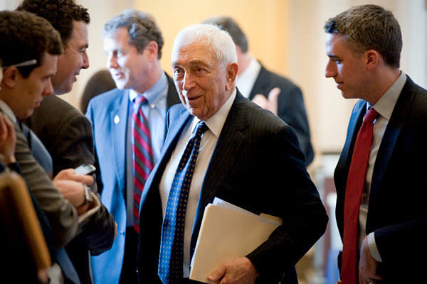 Minimum net worth: $56.8 million   Lautenberg's minimum net worth rose about $2 million in 2011, to $56.8 million.   The New Jersey senator co-founded Automatic Data Processing, the payroll processing company known as ADP, and received retirement income from the company of almost $185,000 during the period covered by his most recent filing.   Lautenberg and his wife, Bonnie Englebardt, have extensive real estate holdings.   There is a condo in Vail, Colo., with a reported value of $500,000 to $1 million as well as commercial real estate in Norwalk, Conn., and Sunrise, Fla., worth at least $1 million combined. And Englebardt has at least 12 real estate investments valued at $1 million or more.   Since a senator's spousal assets worth more than $1 million fall into a broad category of "over $1 million," Lautenberg's true minimum net worth could be far greater than reported.   Lautenberg also has two blind trusts: one valued at $5 million to $25 million and the other at $1 million to $5 million.   He reported at least $1.75 million in liabilities, including mortgages on two personal residences of at least $1.25 million combined.   Published with permission from <a href="http://corporate.cqrollcall.com/">CQ Roll Call</a>.  <a href="http://www.cnbc.com/id/49521074?__source=huffpost|richestmemberscongress|&par=huffpost" target="_hplink">Read more at CNBC. </a> 