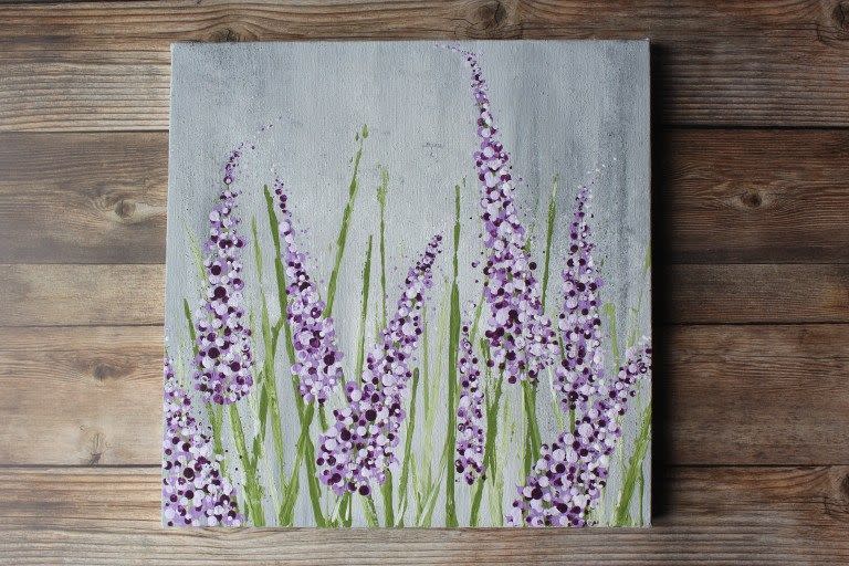 DIY Lavender Painting