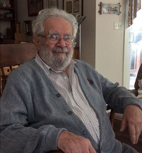 Walter Ziffer in his Weaverville home.