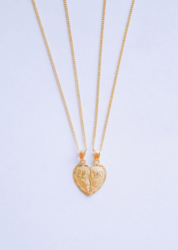 22) Te Amo Heart Necklace