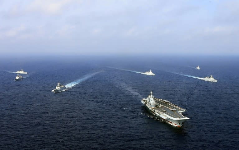 China's sole aircraft carrier has conducted a string of drills recently in waters where Beijing has disputes with its neighbours
