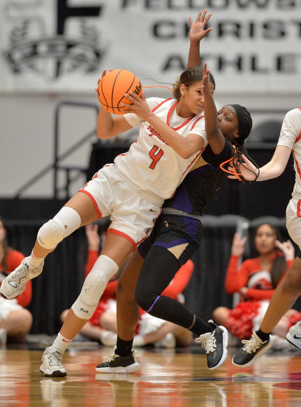 Lexi Blue (4) joins three other athletes previously committed to or playing under Kenny Brooks at Virginia Tech to switch to Kentucky this week. Mike Lang/USA TODAY NETWORK