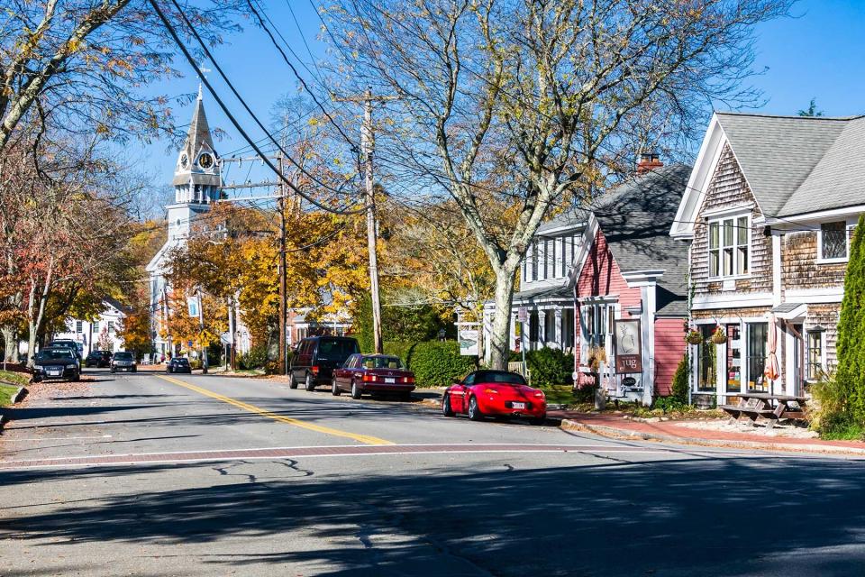 Main street in Sandwich, Massachusetts