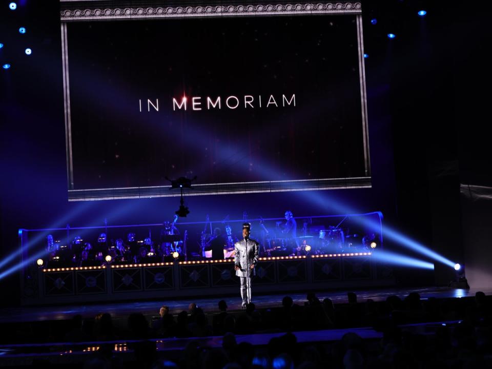 Billy Porter performs onstage during the In Memoriam segment of the 75th Annual Tony Awards at Radio City Music Hall on June 12, 2022 in New York City. (Getty Images for Tony Awards Pro)