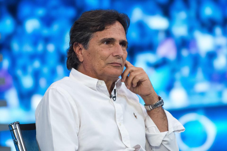 FILE - Three-time world champion Formula One racer Nelson Piquet of Brazil attends the shooting of the Hungarian Television's Formula One magazine in Budapest, Hungary, July 23, 2015. Piquet apologized to Lewis Hamilton on Wednesday, June 29, 2022 saying the racial term he used about the Mercedes driver was “ill thought out” but was not meant to be offensive. The 69-year-old Brazilian has faced heavy criticism this week over comments he made in Portuguese last November on a podcast where he referred to Hamilton as “neguinho,” which means “little Black guy.” (Janos Marjai/MTI via AP, file)