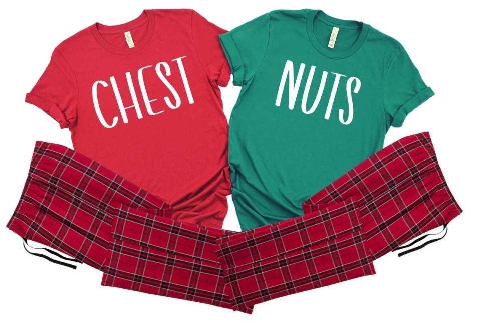 Chestnuts Matching Christmas Pajamas