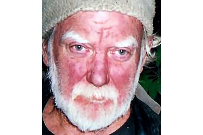 This undated photo released by the Mendocino County Sheriffs Office, Detective Unit shows missing person David Neily. Human remains found in a remote Northern California forest last year have been identified as those belonging to Neily, a man reported missing for more than 15 years, authorities said Saturday, Nov. 13, 2021. (Mendocino County Sheriffs Office via AP)