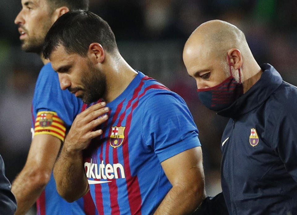 Sergio Agüero muss wohl wegen Herzproblemen seine Karriere beenden. (Bild: Reuters)