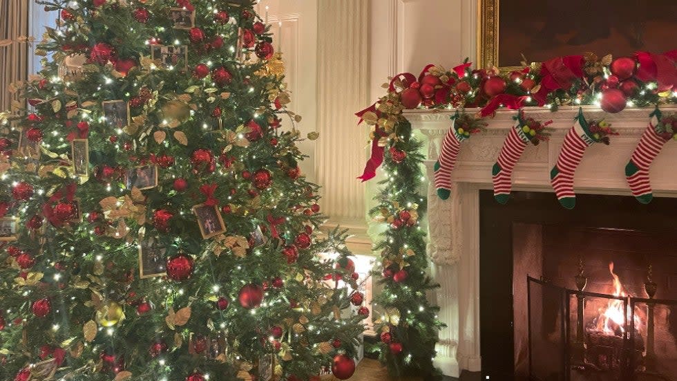 Holiday decor at the White House