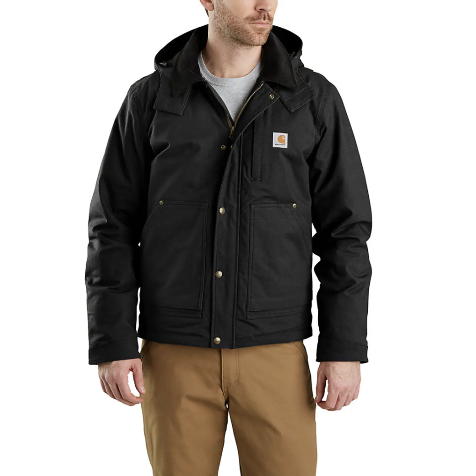 <p><a href="https://go.redirectingat.com?id=74968X1596630&url=https%3A%2F%2Fwww.carhartt.com%2Fproduct%2F103372-001LREG%3Fkpid%3DEcomm_PMAX_Brand-Plus_go_cmp-21000211170_adg-_ad-__dev-c_ext-_prd-A_103372_001_REG_L_sig-Cj0KCQiA5rGuBhCnARIsAN11vgR_z8wWo7Ja6TxXEM9W-XjM1HDoE9w7Ih396qNBSsDa9-OwyvAII_waAtGzEALw_wcB%26gad_source%3D1%26gclid%3DCj0KCQiA5rGuBhCnARIsAN11vgR_z8wWo7Ja6TxXEM9W-XjM1HDoE9w7Ih396qNBSsDa9-OwyvAII_waAtGzEALw_wcB&sref=https%3A%2F%2F" rel="nofollow noopener" target="_blank" data-ylk="slk:Shop Now;elm:context_link;itc:0;sec:content-canvas" class="link ">Shop Now</a></p><p>Full Swing Jacket (3-Warmest)</p><p>carhartt.com</p><p>$119.99</p>